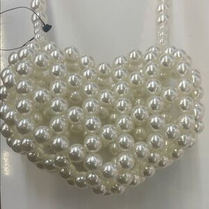 Elegant Pearl Beaded Women's Bag